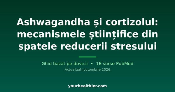 Ashwagandha și cortizolul: mecanismele științifice din spatele reducerii stresului
