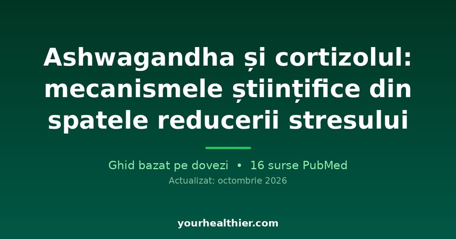 Ashwagandha și cortizolul: mecanismele științifice din spatele reducerii stresului