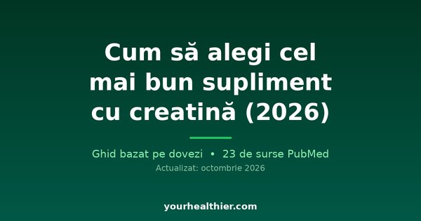 Cum să alegi cel mai bun supliment cu creatină (2026)