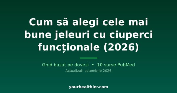 Cum să alegi cele mai bune jeleuri cu ciuperci funcționale (2026)