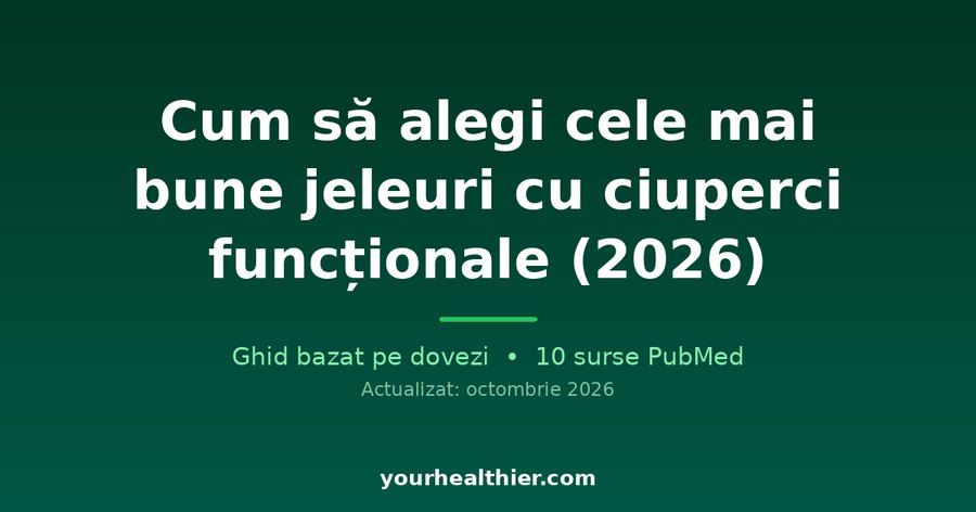 Cum să alegi cele mai bune jeleuri cu ciuperci funcționale (2026)
