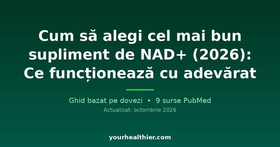 Cum să alegi cel mai bun supliment de NAD+ (2026): Ce funcționează cu adevărat