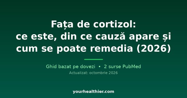 Fața de cortizol: ce este, din ce cauză apare și cum se poate remedia (2026)