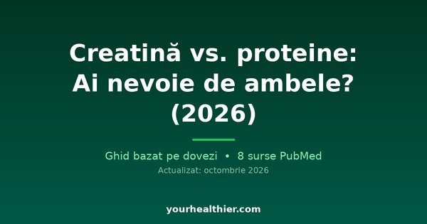 Creatină vs. proteine: Ai nevoie de ambele? (2026)