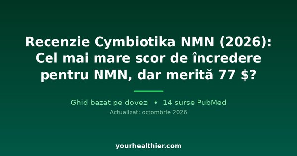 Recenzie Cymbiotika NMN (2026): Cel mai mare scor de încredere pentru NMN, dar merită 77 $?