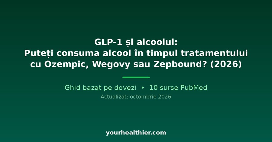 GLP-1 și alcoolul: Puteți consuma alcool în timpul tratamentului cu Ozempic, Wegovy sau Zepbound? (2026)