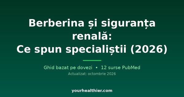 Berberină și siguranța renală: Ce spun specialiștii (2026)