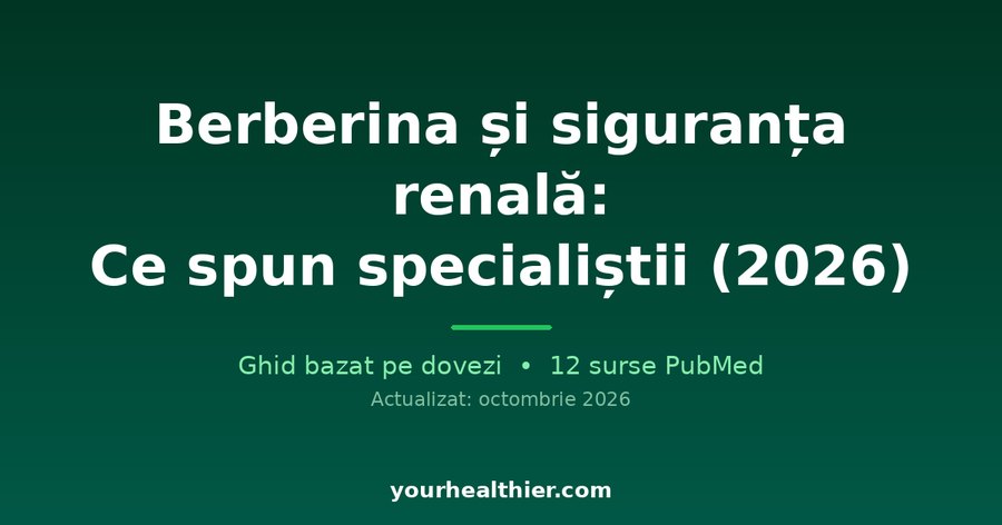 Berberină și siguranța renală: Ce spun specialiștii (2026)