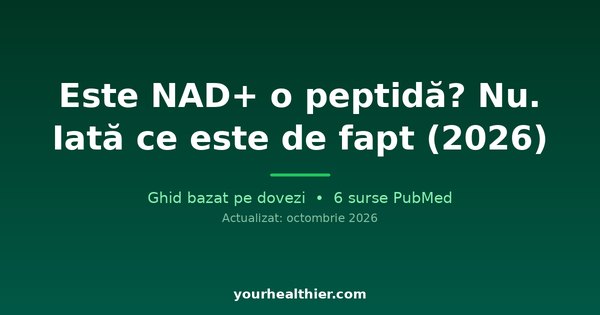 Este NAD+ o peptidă? Nu. Iată ce este de fapt (2026)