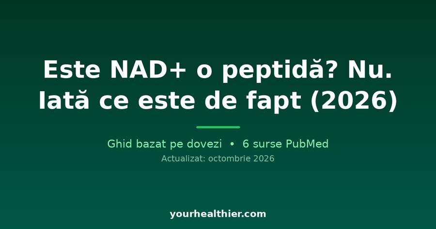 Este NAD+ o peptidă? Nu. Iată ce este de fapt (2026)