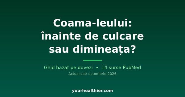 Coama-leului: înainte de culcare sau dimineața?