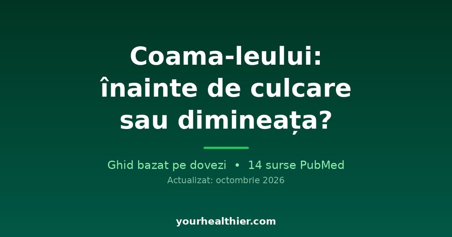 Coama-leului: înainte de culcare sau dimineața?