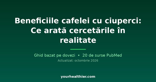 Beneficiile cafelei cu ciuperci: Ce arată cercetările în realitate