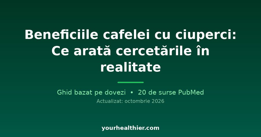 Beneficiile cafelei cu ciuperci: Ce arată cercetările în realitate