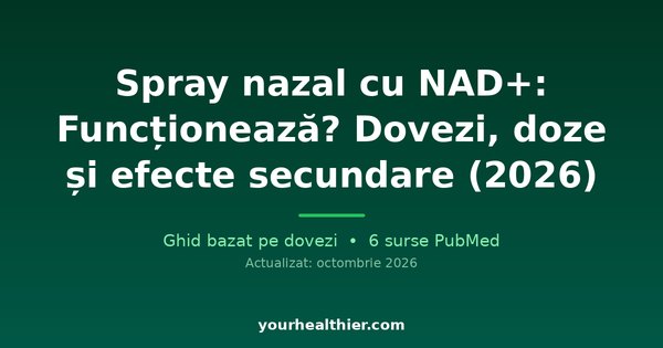 Spray nazal cu NAD+: Funcționează? Dovezi, doze și efecte secundare (2026)