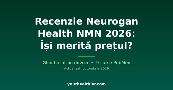 Recenzie Neurogan Health NMN 2026: Își merită prețul?