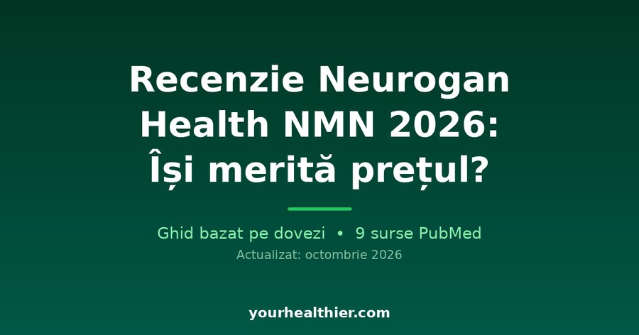 Recenzie Neurogan Health NMN 2026: Își merită prețul?