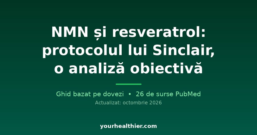 NMN și resveratrol: protocolul lui Sinclair, o analiză obiectivă