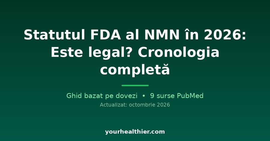 Statutul FDA al NMN în 2026: Este legal? Cronologia completă