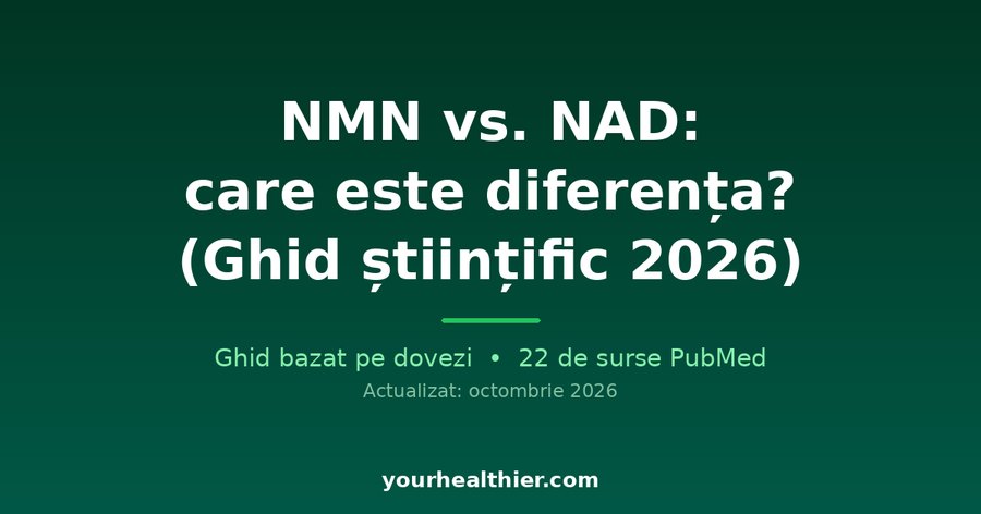NMN vs. NAD: care este diferența? (Ghid științific 2026)
