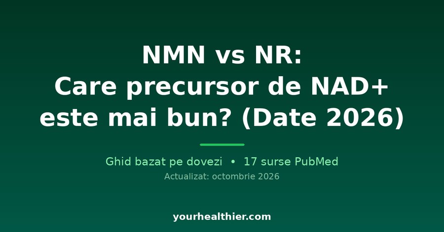 NMN vs NR: Care precursor de NAD+ este mai bun? (Date 2026)