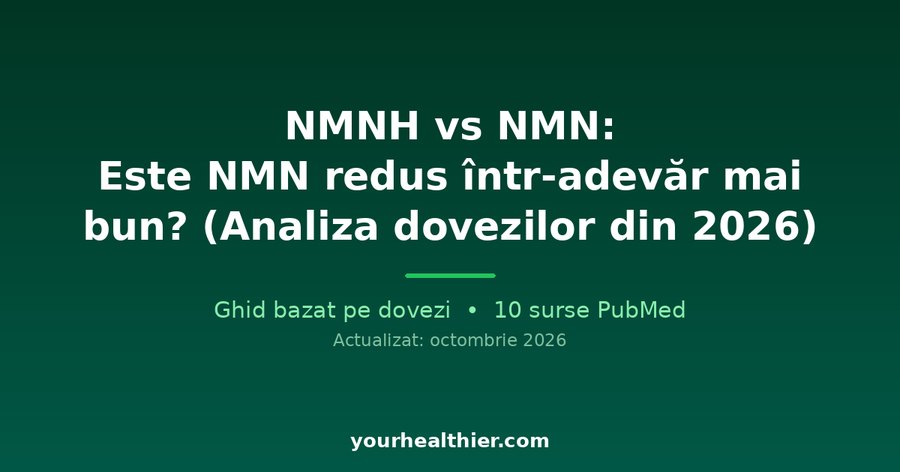 NMNH vs NMN: Este NMN redus într-adevăr mai bun? (Analiza dovezilor din 2026)