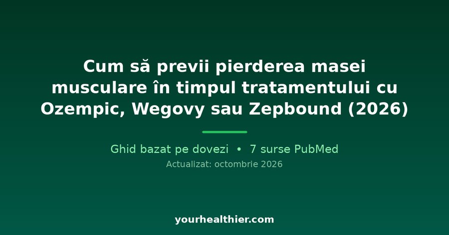 Cum să previi pierderea masei musculare în timpul tratamentului cu Ozempic, Wegovy sau Zepbound (2026)