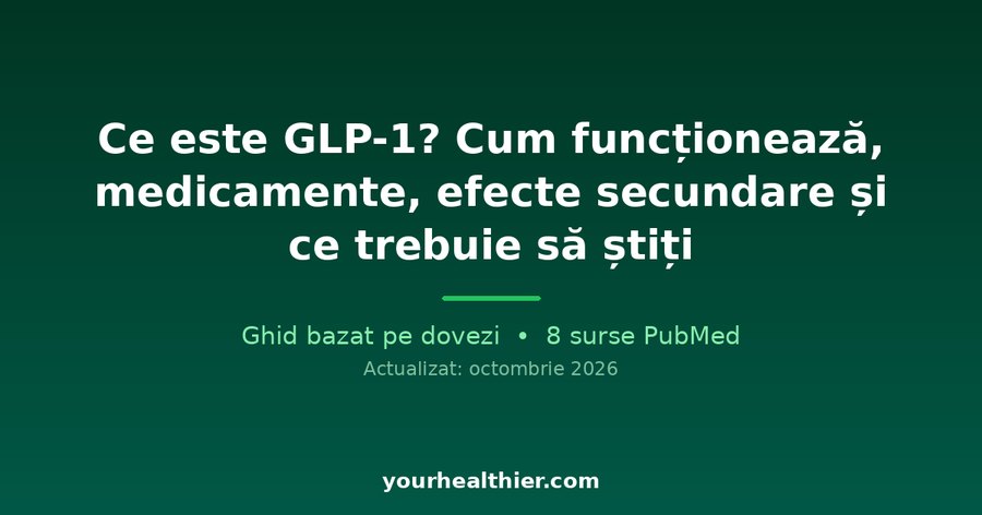 Ce este GLP-1? Cum funcționează, medicamente, efecte secundare și ce trebuie să știți