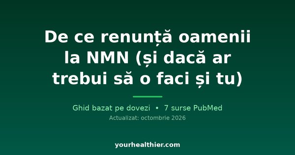 De ce renunță oamenii la NMN (și dacă ar trebui să o faci și tu)